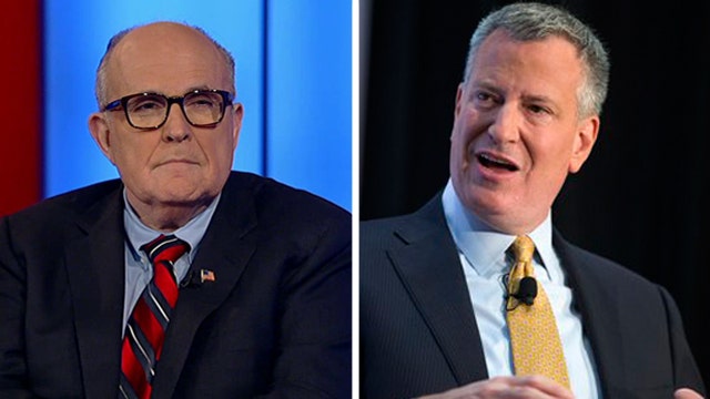 Giuliani: de Blasio has hard time getting past his ideology