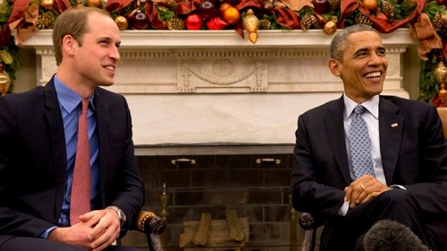 Prince William meets with President Obama 