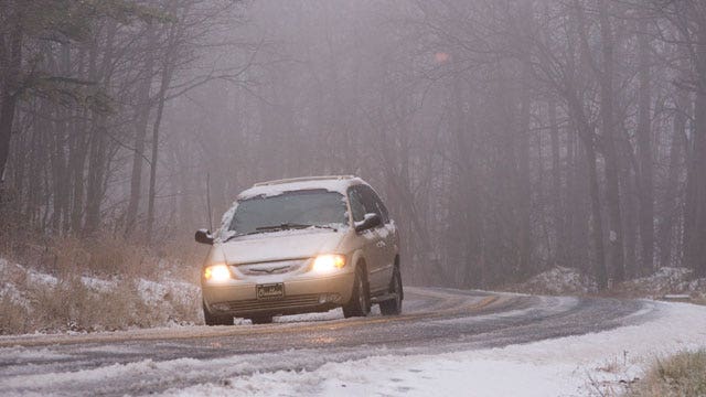 Winter weather warning for commuters