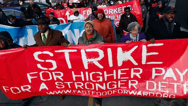 Fast food strikers more 'union' than 'worker'?