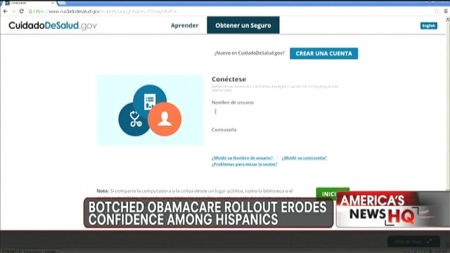 Obamacare Rollout Erodes Confidence Among Latinos