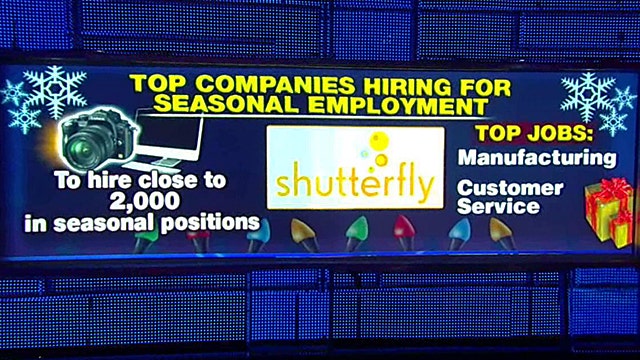 Top 5 companies hiring for the holidays