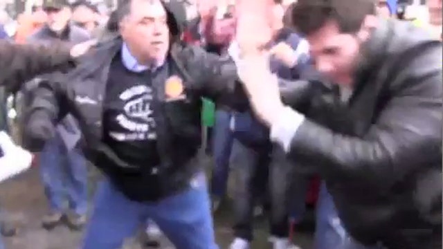 Steven Crowder assaulted at union protest in Michigan