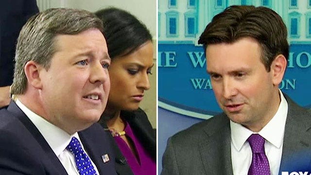 FNC’s Ed Henry grills White House press secretary