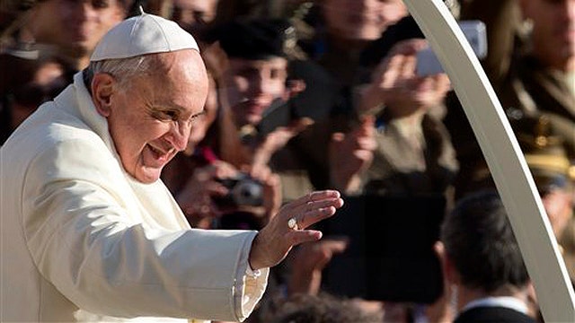 Pope Francis named Time person of the year 2013