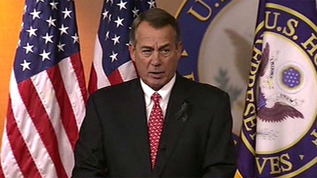 Media coverage of Boehner's brawl with conservatives