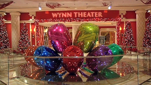 Extravagant Vegas holiday displays