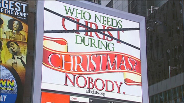 Atheist billboard targeting Christians