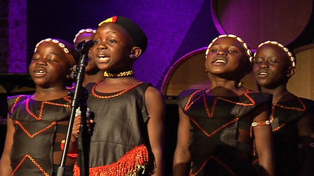 Children's choir help the most vulnerable