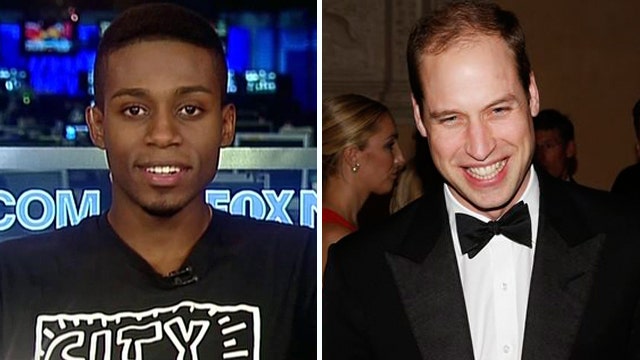 Prince William hands out phone number to CityKids performer
