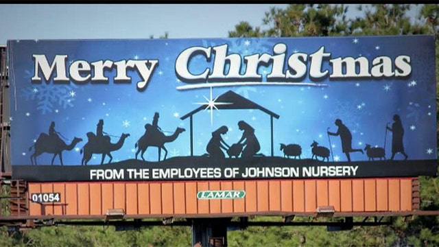 Man responds to atheists with 'Merry Christmas' billboard