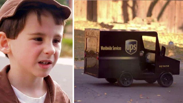 UPS driver makes young boy's dream come true