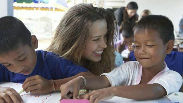 Petra Nemcova talks Happy Hearts Fund