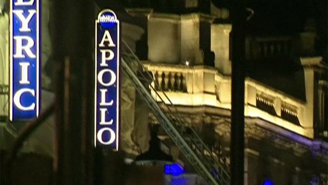  Balcony collapses at London theatre