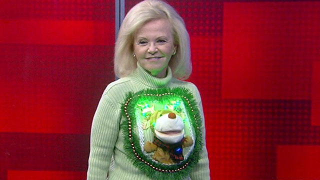 'Fox & Friends' ugly Christmas sweater fashion show