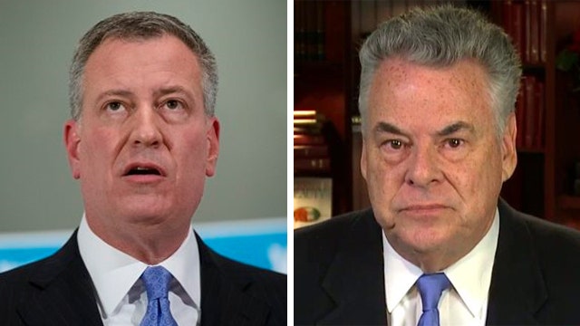 Rep. King: de Blasio 'has attempted to demonize the police'