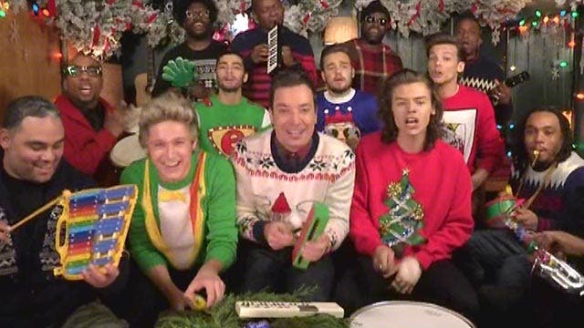 Hollywood Nation: One Direction, Fallon jam for Christmas