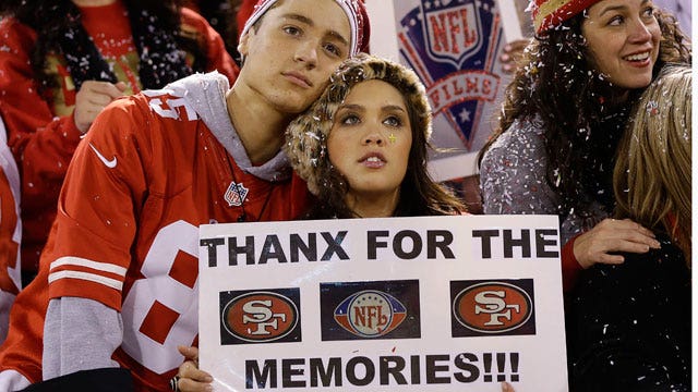 49ers fans say goodbye to Candlestick Park