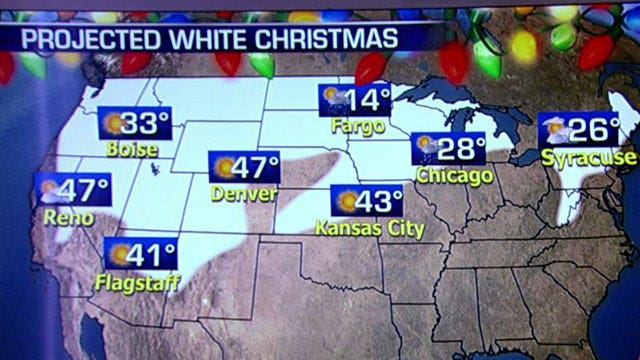 National forecast for Christmas Eve