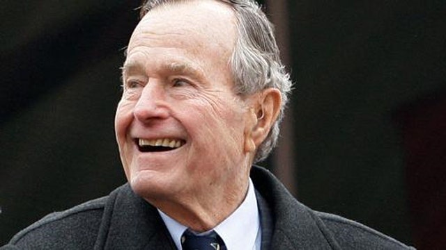 President George. H W. Bush taken to the hospital