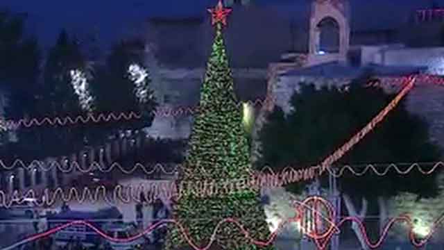 Christians visit Jesus' birthplace on Christmas