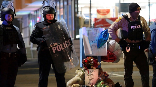 Protests for second night after shooting near Ferguson