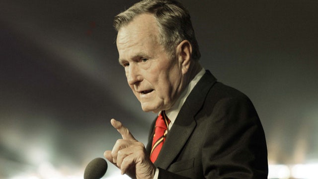 George H. W. Bush placed in intensive care unit