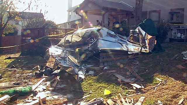 Across America: Plane crash-lands in backyard