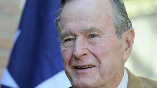 Former President Bush spends Christmas in hospital