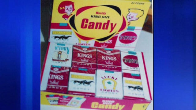 Government crackdown on candy cigarettes