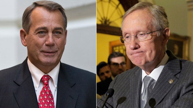 'Fiscal' pressure shifts from Boehner to Reid