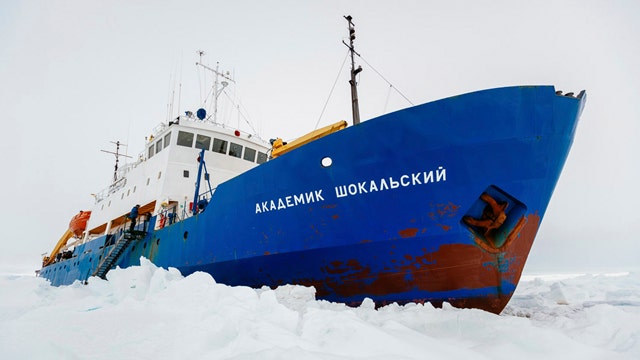 Race to rescue stranded ship near Antarctica