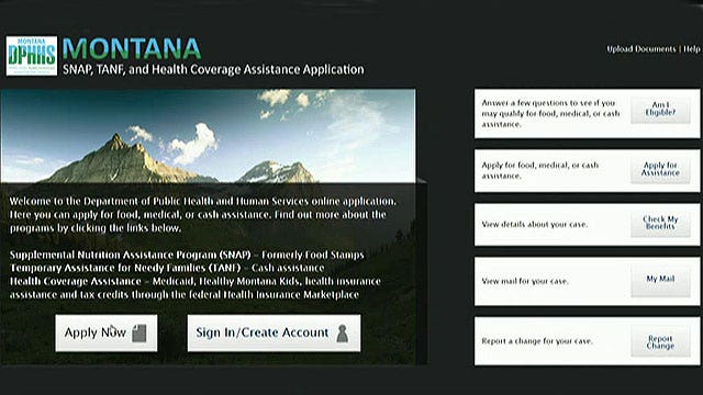 New Montana website lumps entitlements together