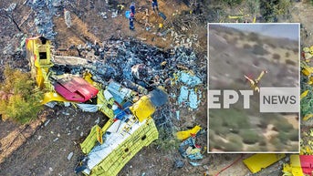 Disturbing footage shows plane putting out fire nosedive before bursting in deadly explosion