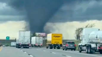 Widespread damage reported as tens of millions in US fall under severe weather threat