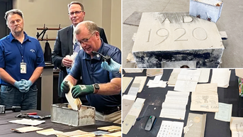 Contents in eerie century old time capsule found at high school revealed