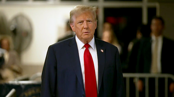 Trumps arrives to Manhattan courthouse for day 7 of trial after meeting with supporters