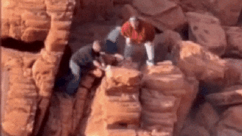 Tourists filmed brazenly destroying ancient rock formations: 'Send them to jail'