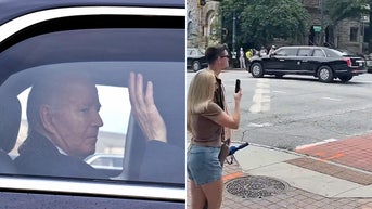 Biden mocked after video captures reaction to his motorcade in Democrat-run city