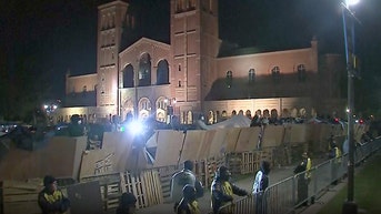 Left-wing mob constructs digs in, builds massive wall in complete campus takeover