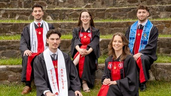 New Jersey quintuplets graduate from the same university together