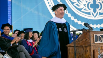 Jerry Seinfeld mocks Harvard University during Duke commencement speech