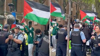 Police responding to growing anti-Israel demonstration at  university in Chicago