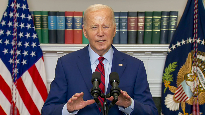 President Biden condemns violent anti-Israel protests, won't call up National Guard
