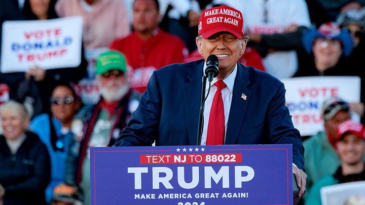 Trump praises potential running mate during campaign event in New Jersey