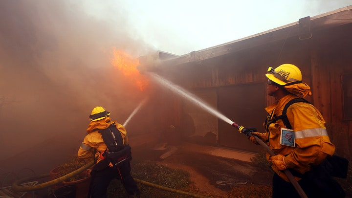 Spraying water - Fox News