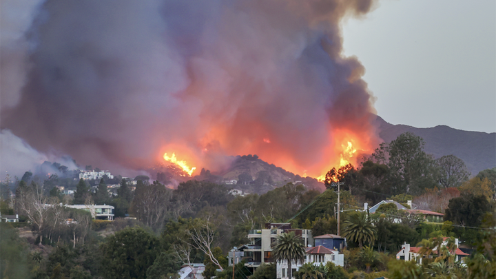 scope of fire, smoke plume - Fox News