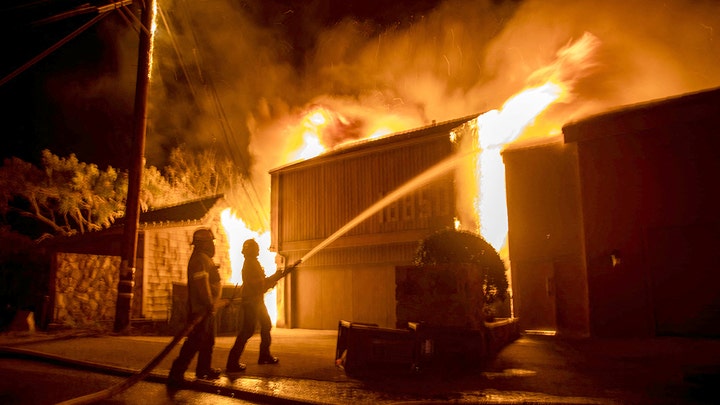 firefighters shooting water - Fox News