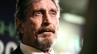 McAfee widow disputes reported suicide
