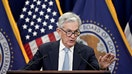 Jerome Powell, chairman of the Federal Reserve, speaks during a news conference following a Federal Open Market Committee meeting in Washington, D.C., on March 22, 2023.